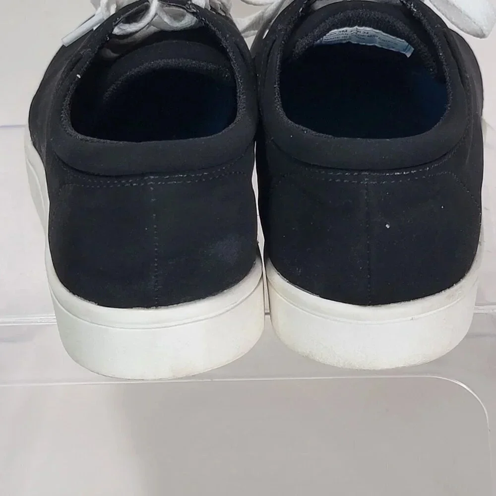 Kidpik‎ Boys Girls 3 Kids Youth Black White Basic Sneaker Shoes Lace Up Classic